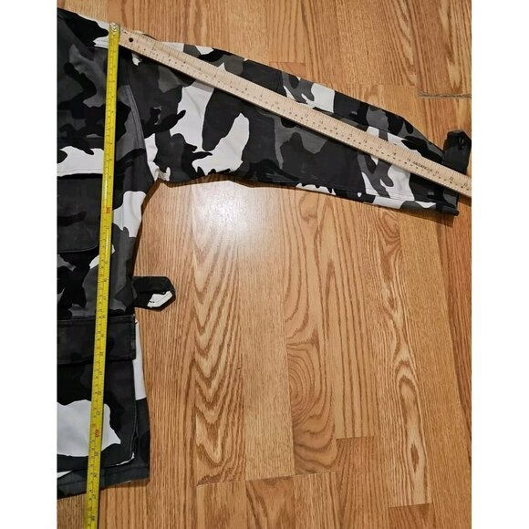 Rothco USA Combat Camo Black Field Jacket Military Uniform Men's Small Tactical - Picture 7 of 8